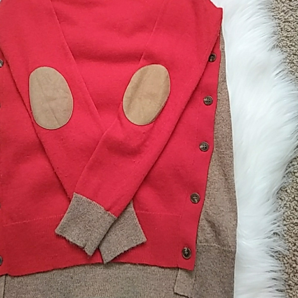 J. Crew Side Button Patch Elbow Sweater Size Xxs. - image 2